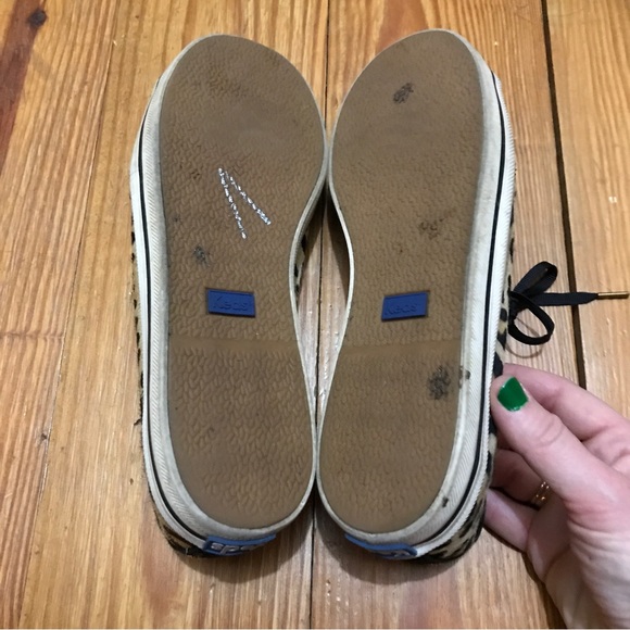 Keds Kate Spade Animal Hair Leopard Print Sneakers, EUC, 7.5 - Picture 9 of 13